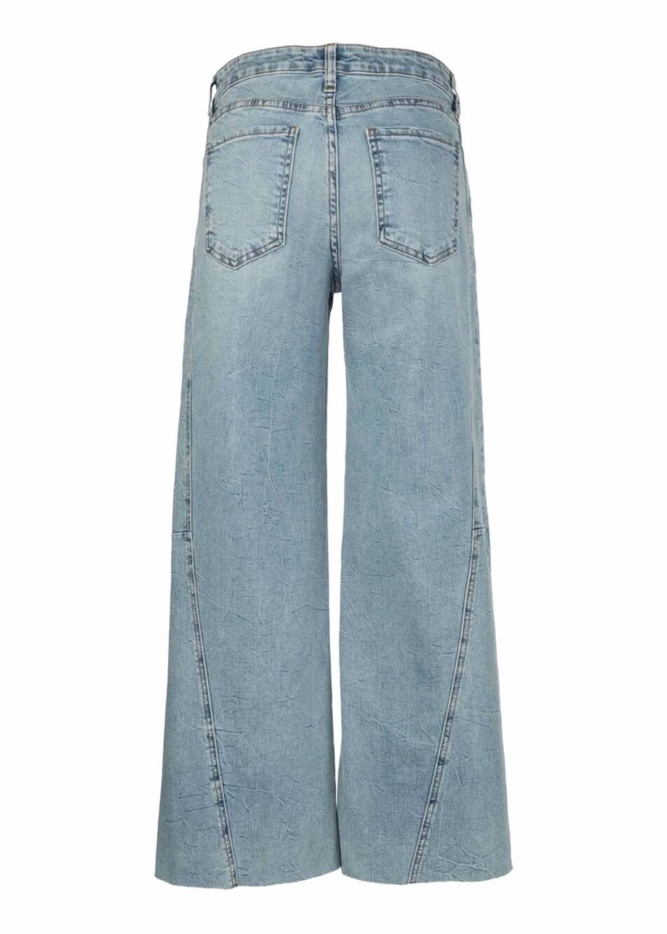 NEW KUT FROM THE KLOTH meg side panel wide leg jeans in imagination - Picture 4 of 4